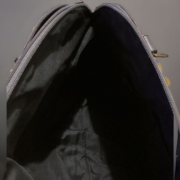 Born Concepts boc Grey Carlston Scallop Design Shoulder Bag Double Handle Purse - Picture 9 of 15